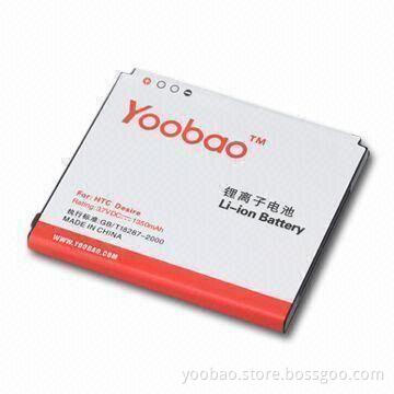 1,350mAh Battery with Power Surge Protection, Suitable for HTC EVO 3D